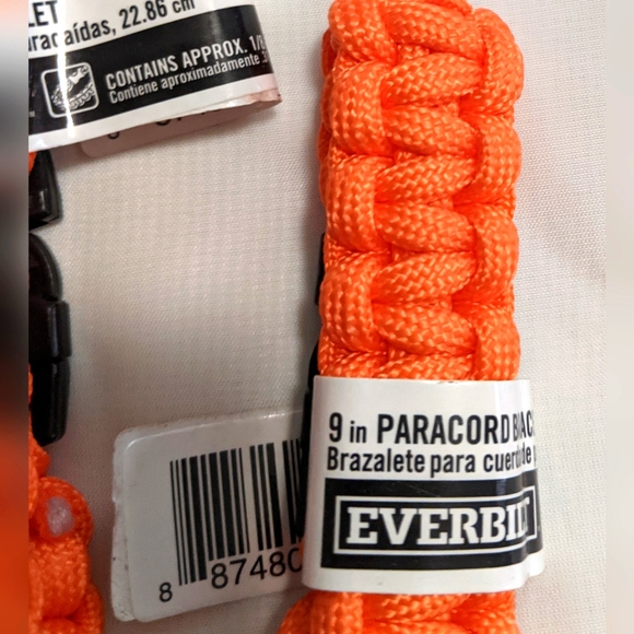 Everbilt 9 inch Paracord Emergency Survival Bracelets - Picture 4 of 5